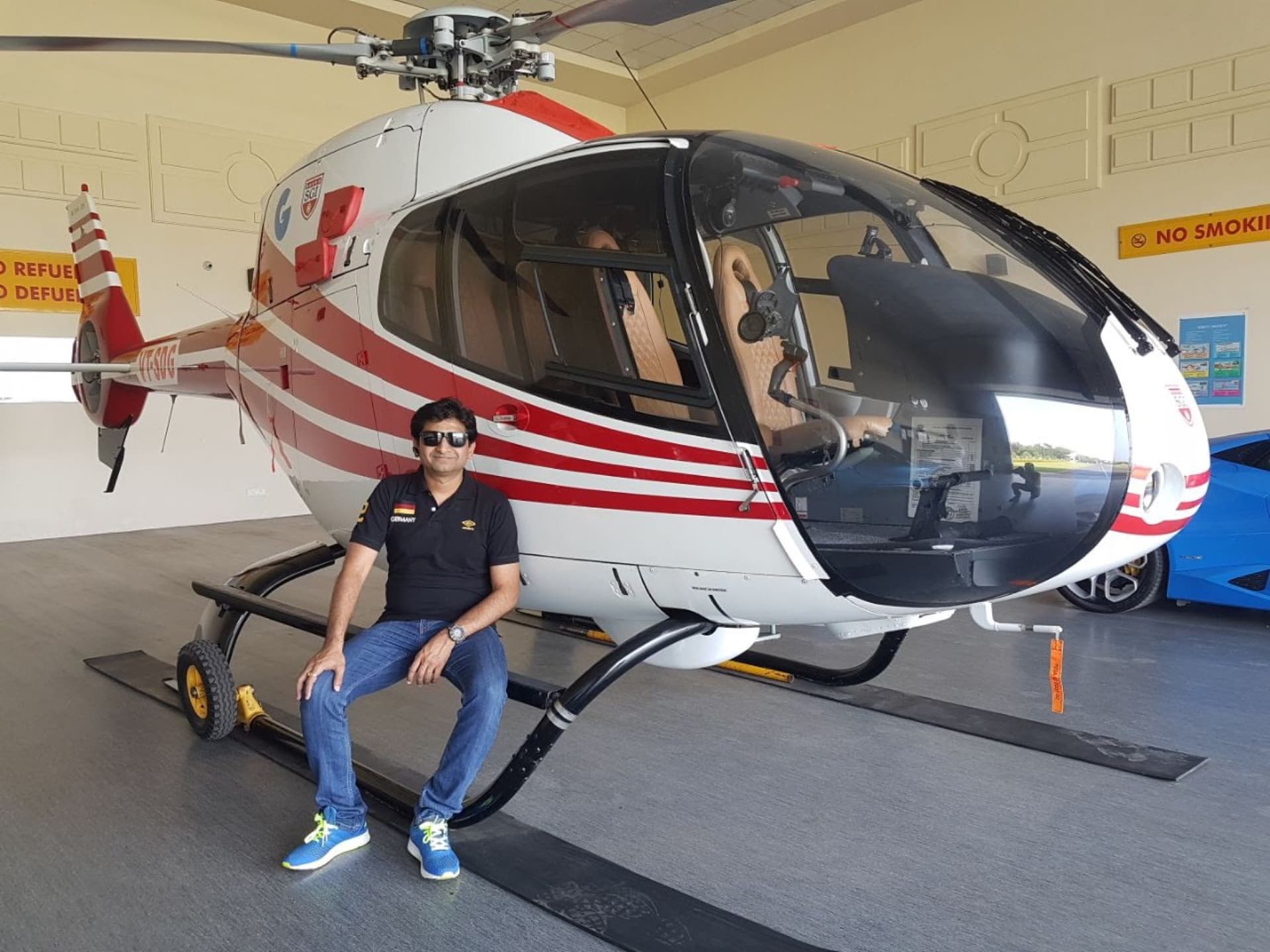 Sanjay Godavit — Helicopter at Ambi Valley Supercar Event