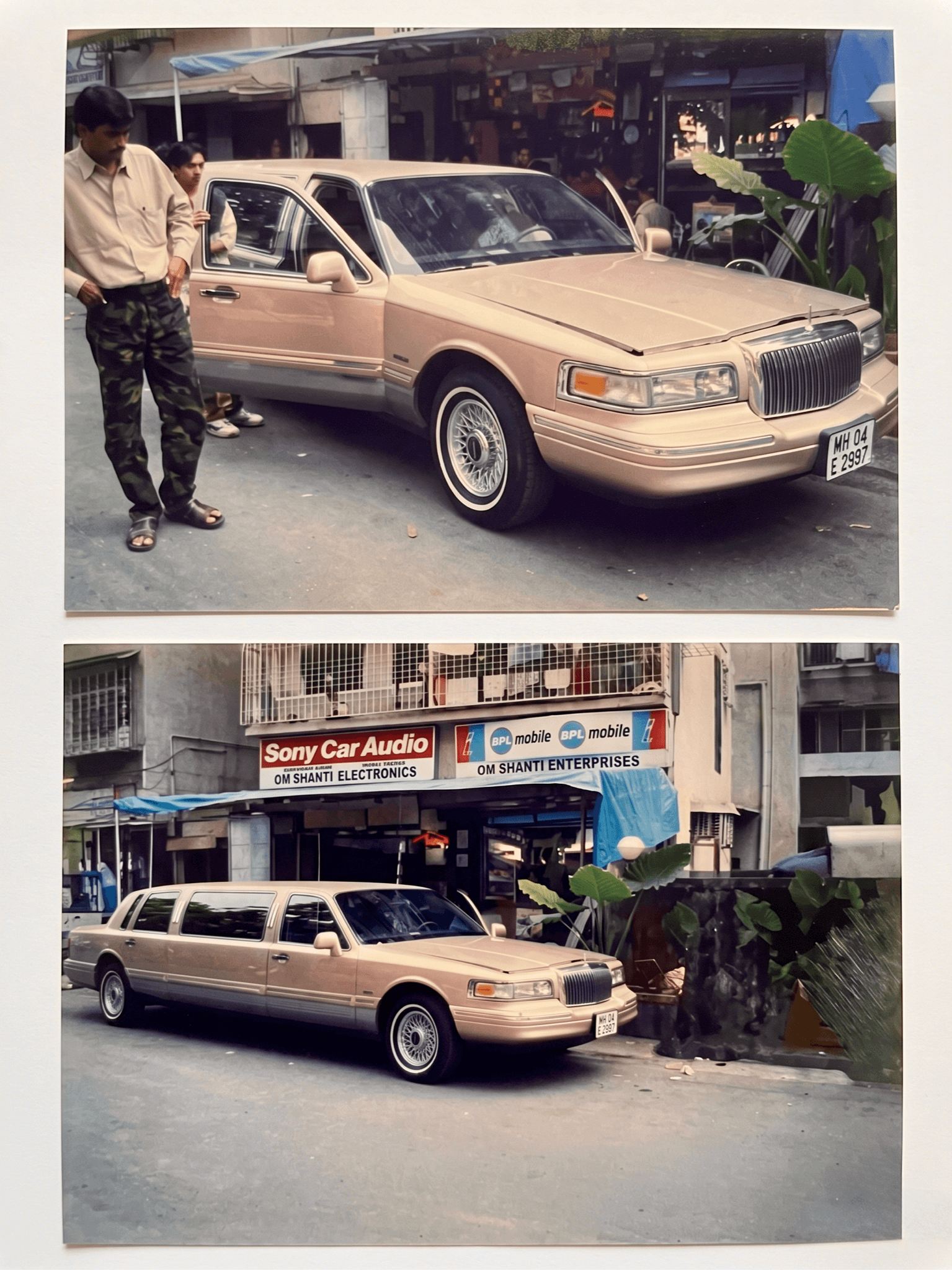 Dhirubhai Ambani's Lincoln Limousine — Outside AudioQore