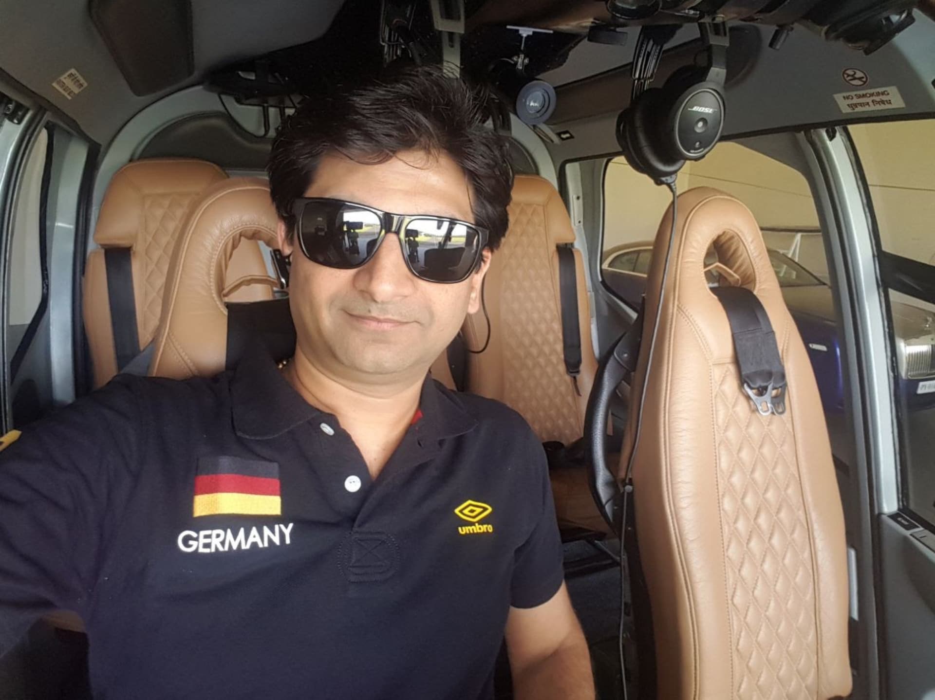 Helicopter Cabin — Bose Audio System