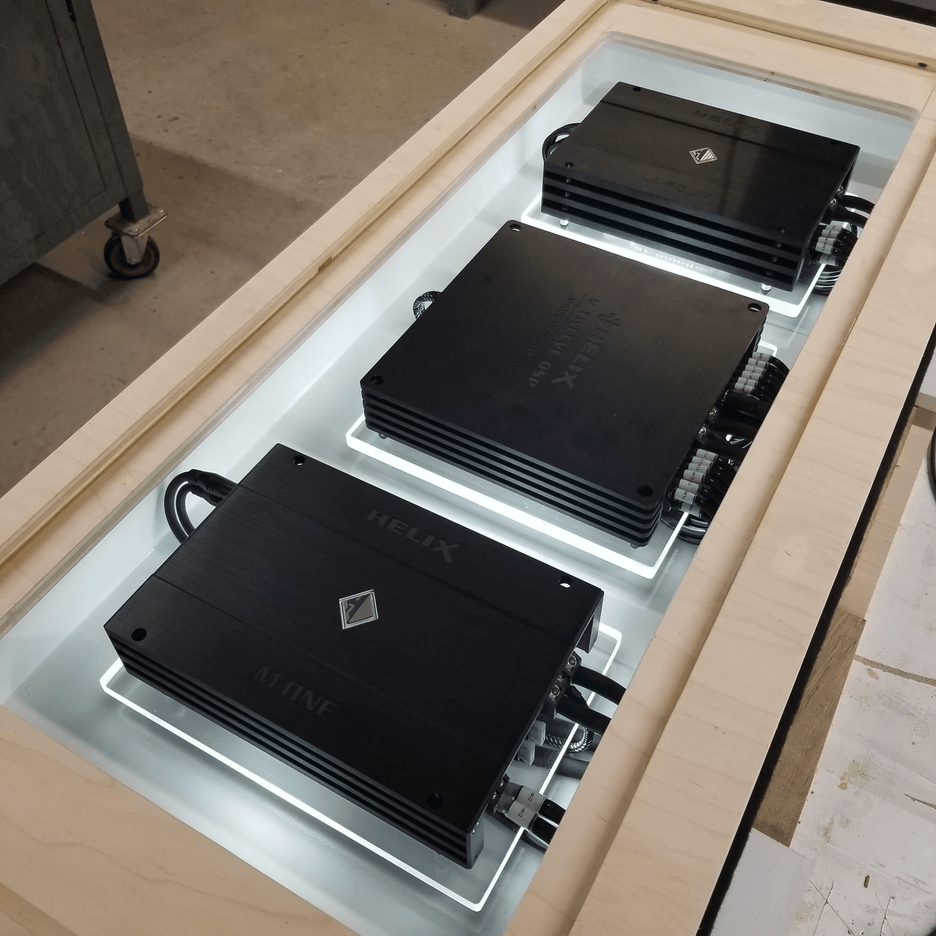 Helix Amplifier Rack — Custom Build