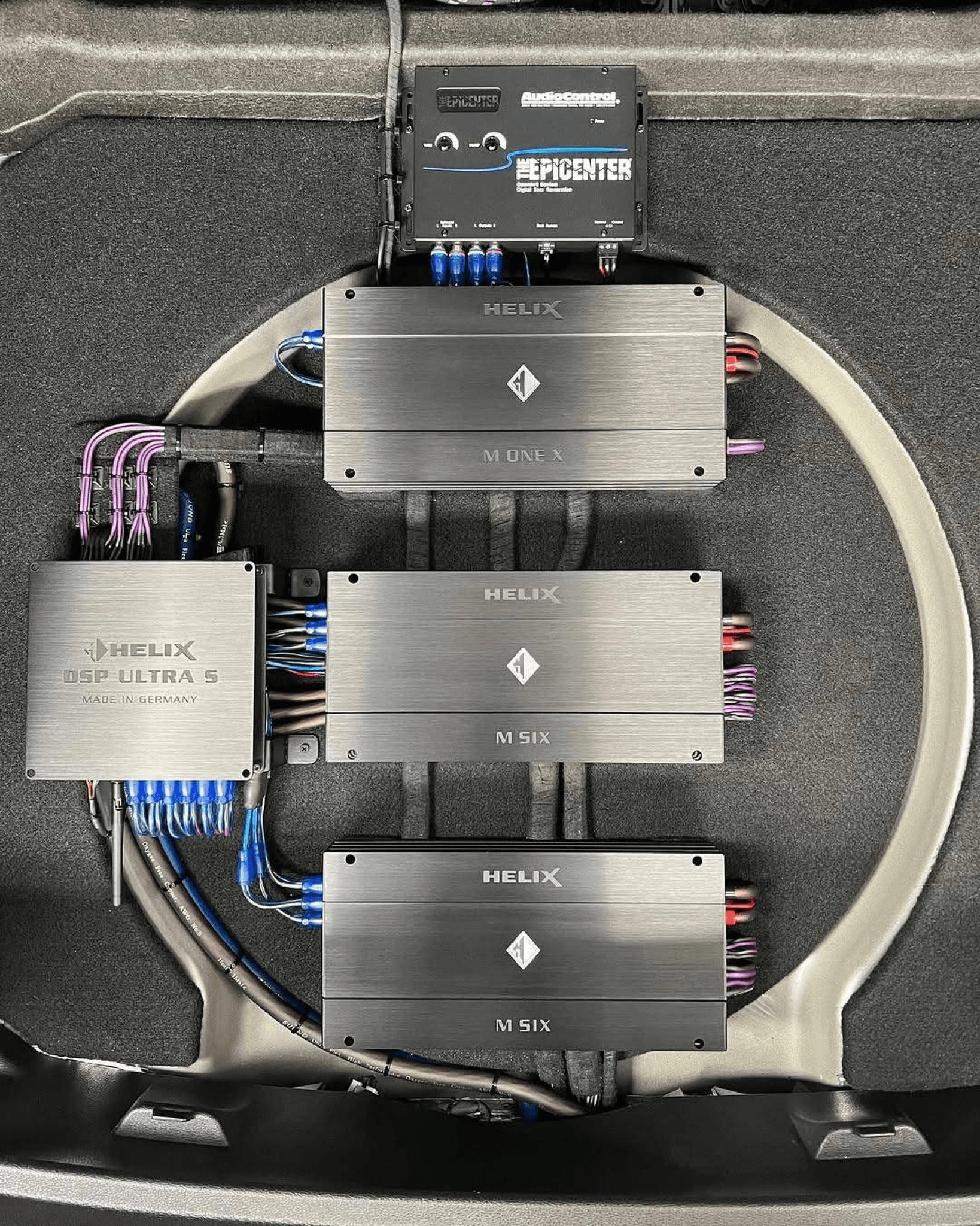 Helix DSP Ultra 5 — Trunk Install