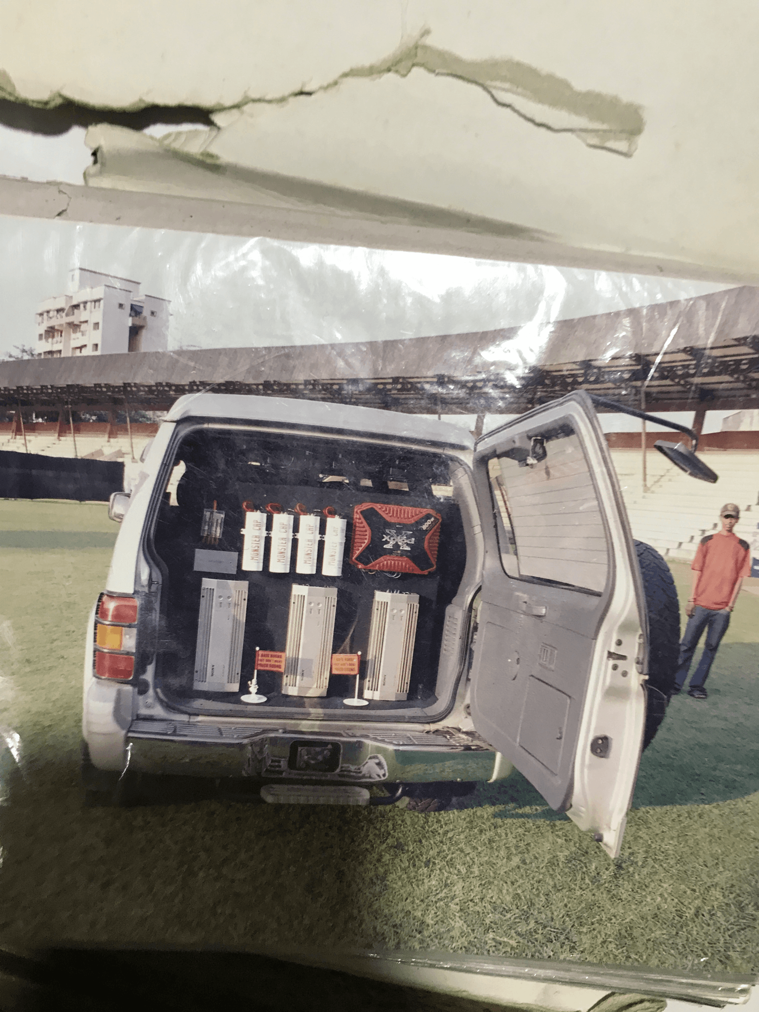Pajero — Amp Rack Detail
