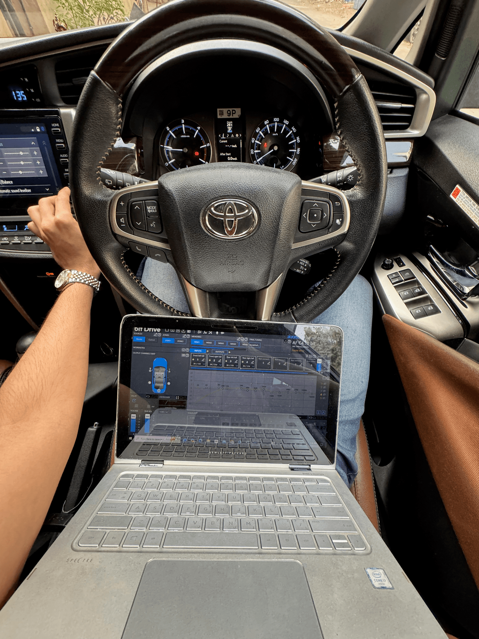 Toyota — DSP Calibration on Laptop
