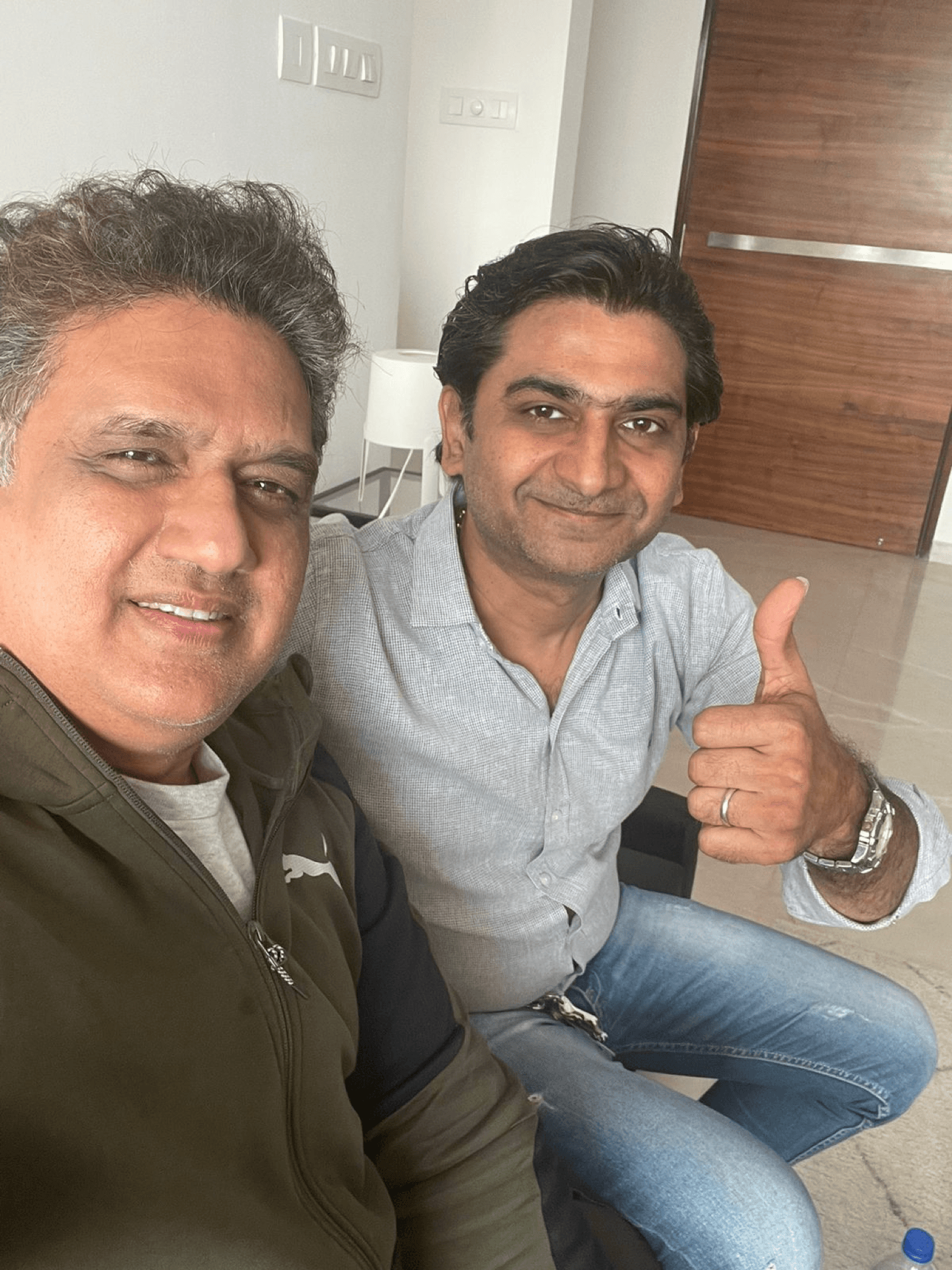 With Daboo Malik — Home Theatre Client