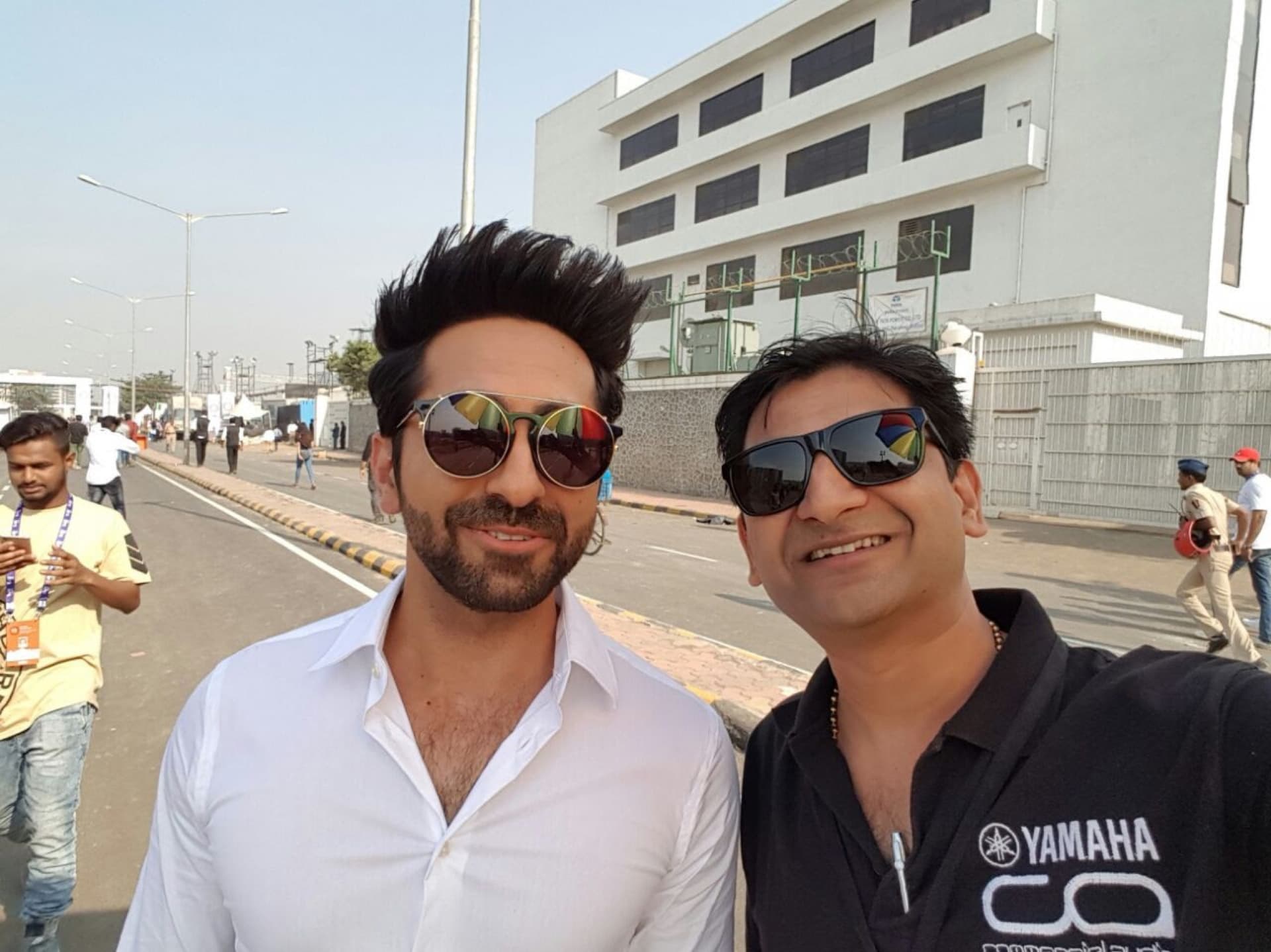 With Ayushmann Khurrana — Global Citizen Festival 2016
