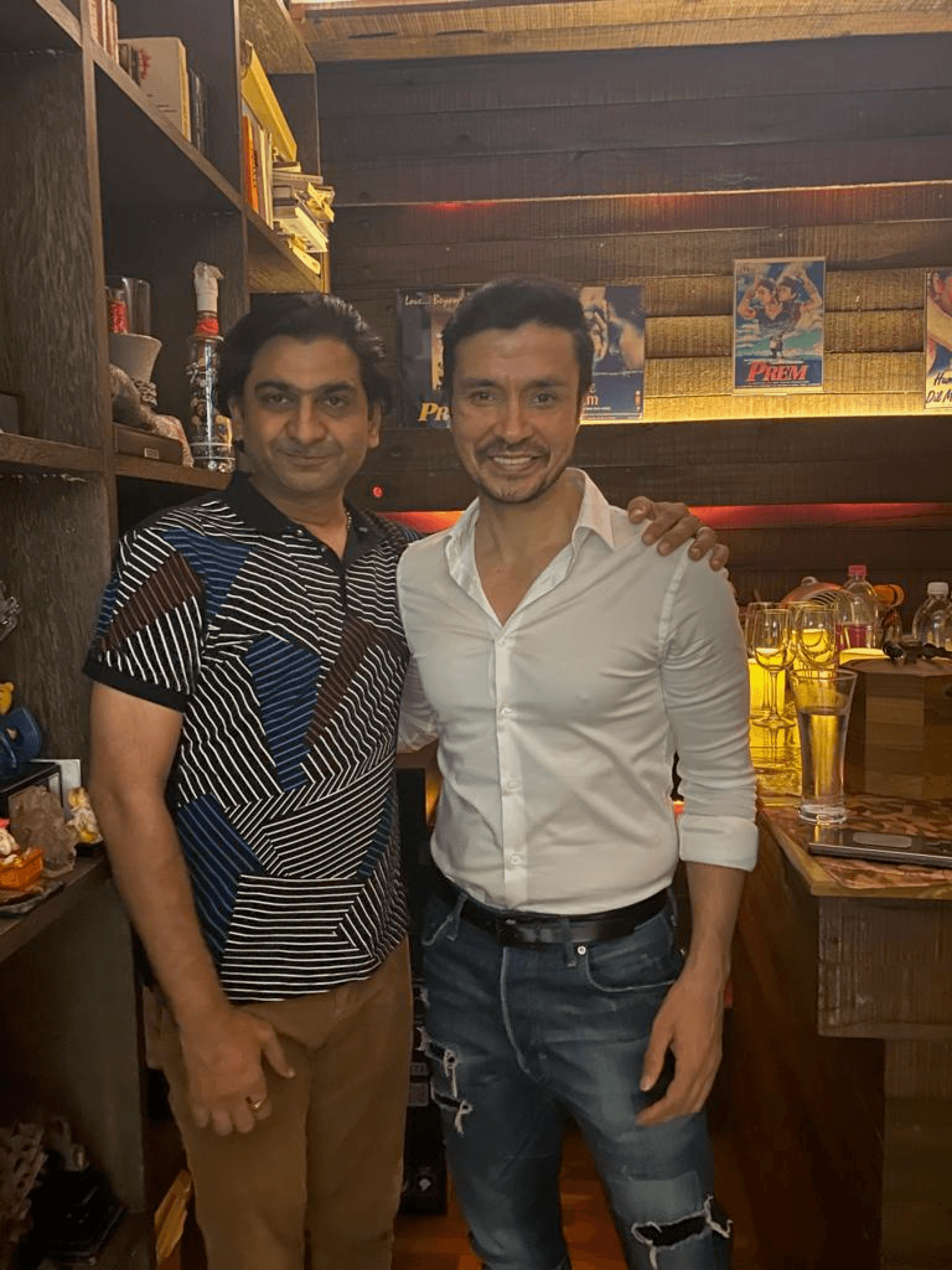With Darshan Kumaar — Kashmir Files