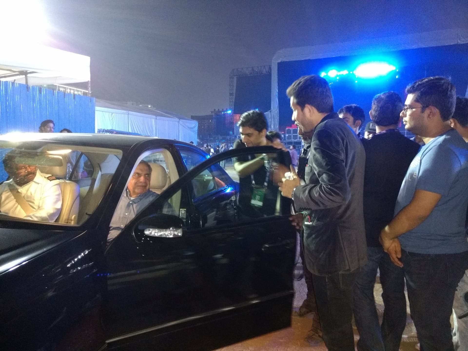 Ratan Tata — Departing Global Citizen Festival