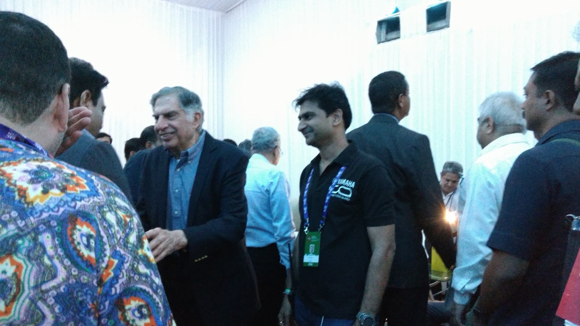 With Ratan Tata — Global Citizen Festival, Mumbai 2016