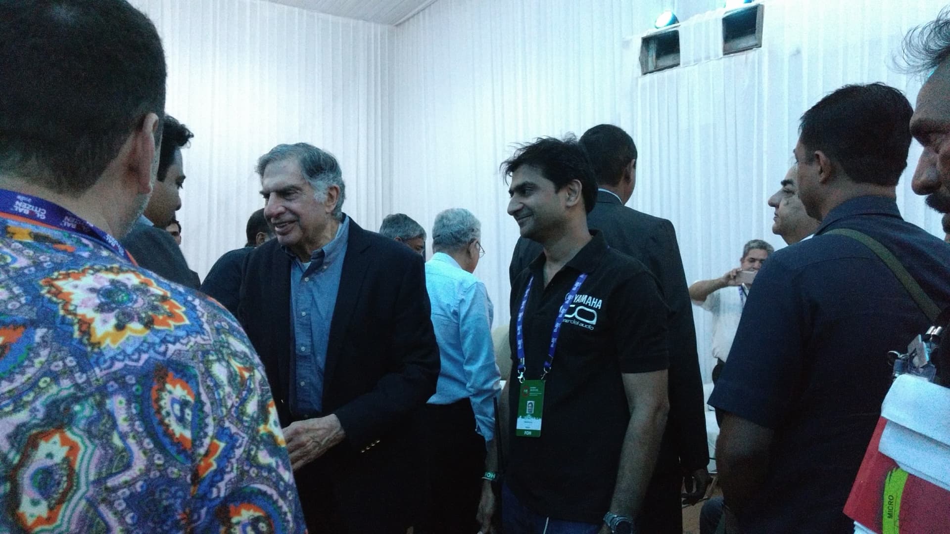 With Ratan Tata — Global Citizen Festival VIP