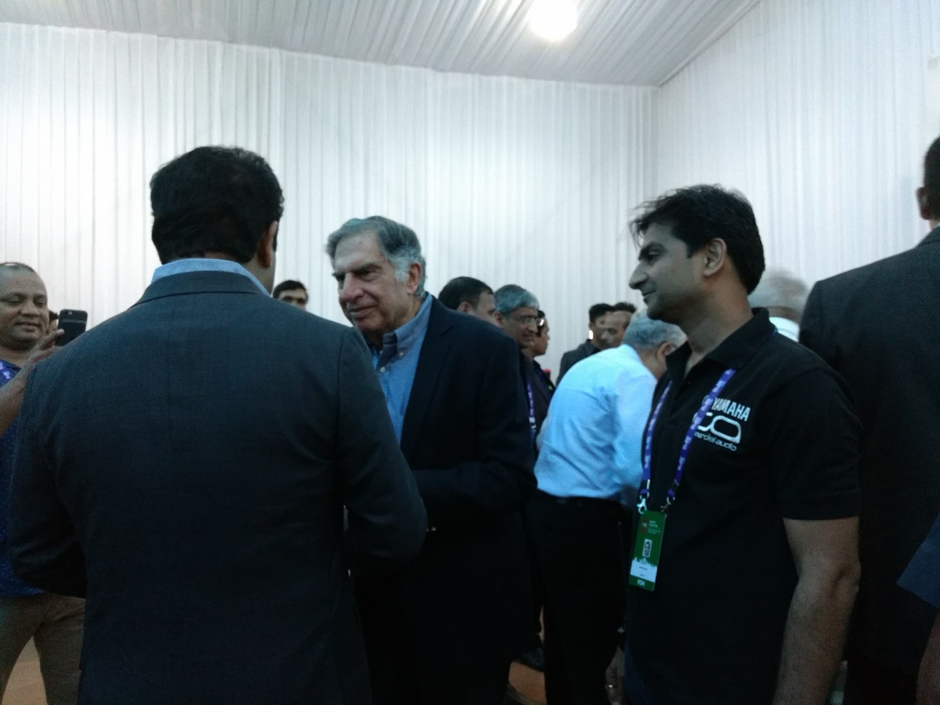 With Ratan Tata — VIP Area, Global Citizen