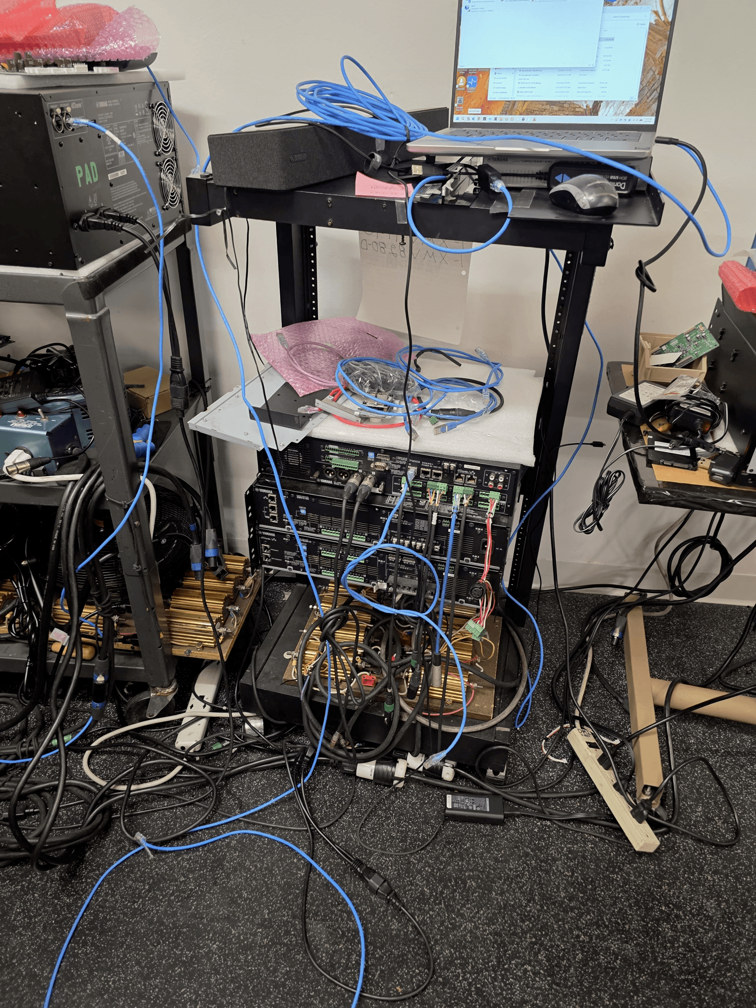 Network Rack — System Cabling & Config