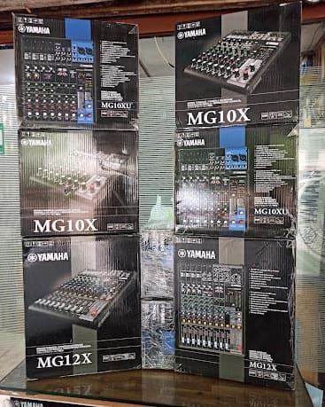 Yamaha MG10X & MG12X Mixers — Shop Display
