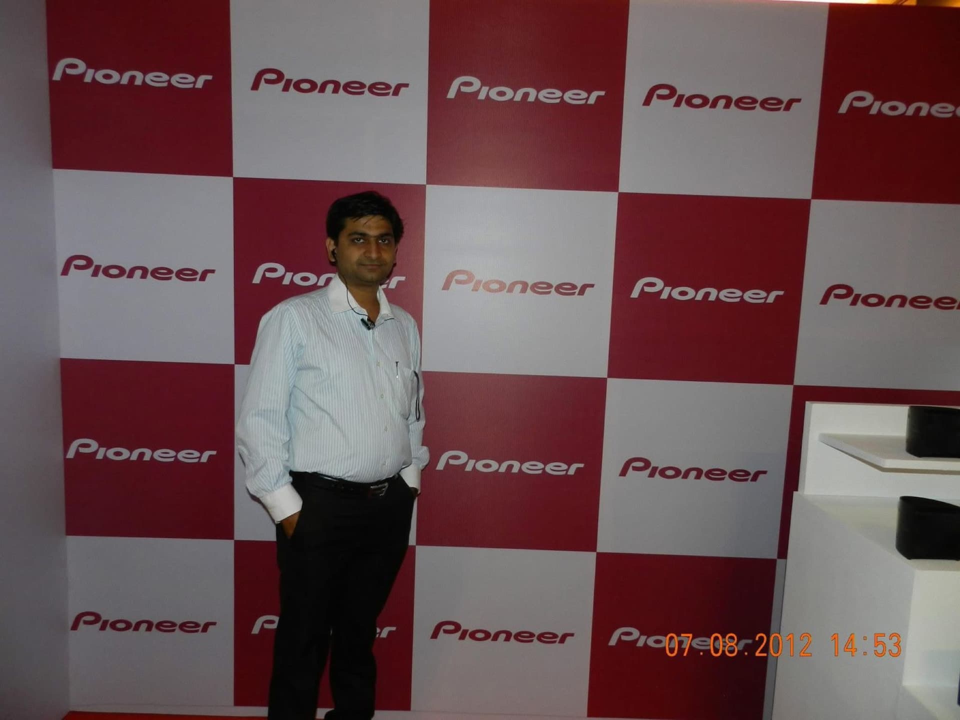 Mahesh Panchal at Pioneer Launch — 2012