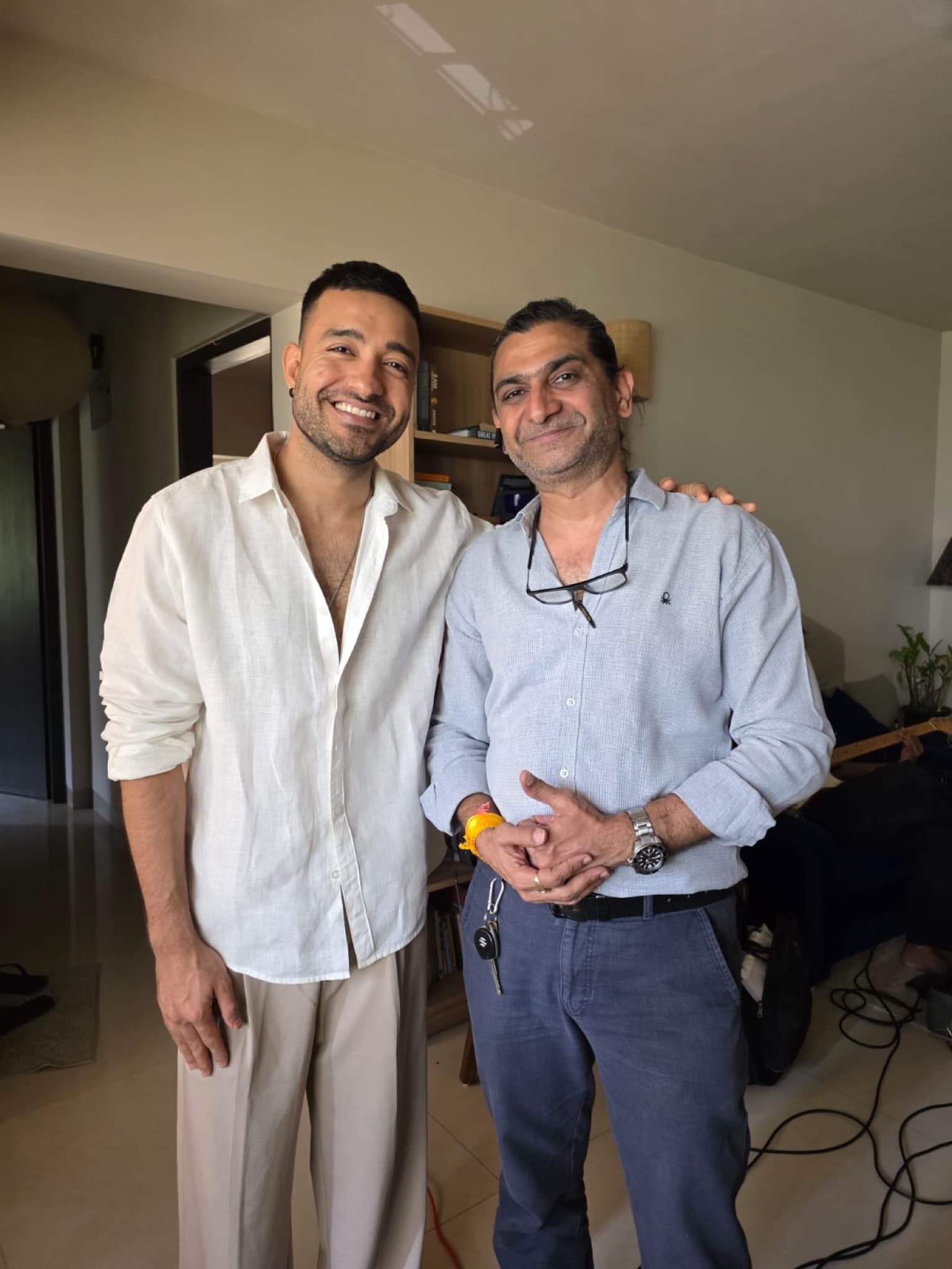 With Guest — Home Studio Visit