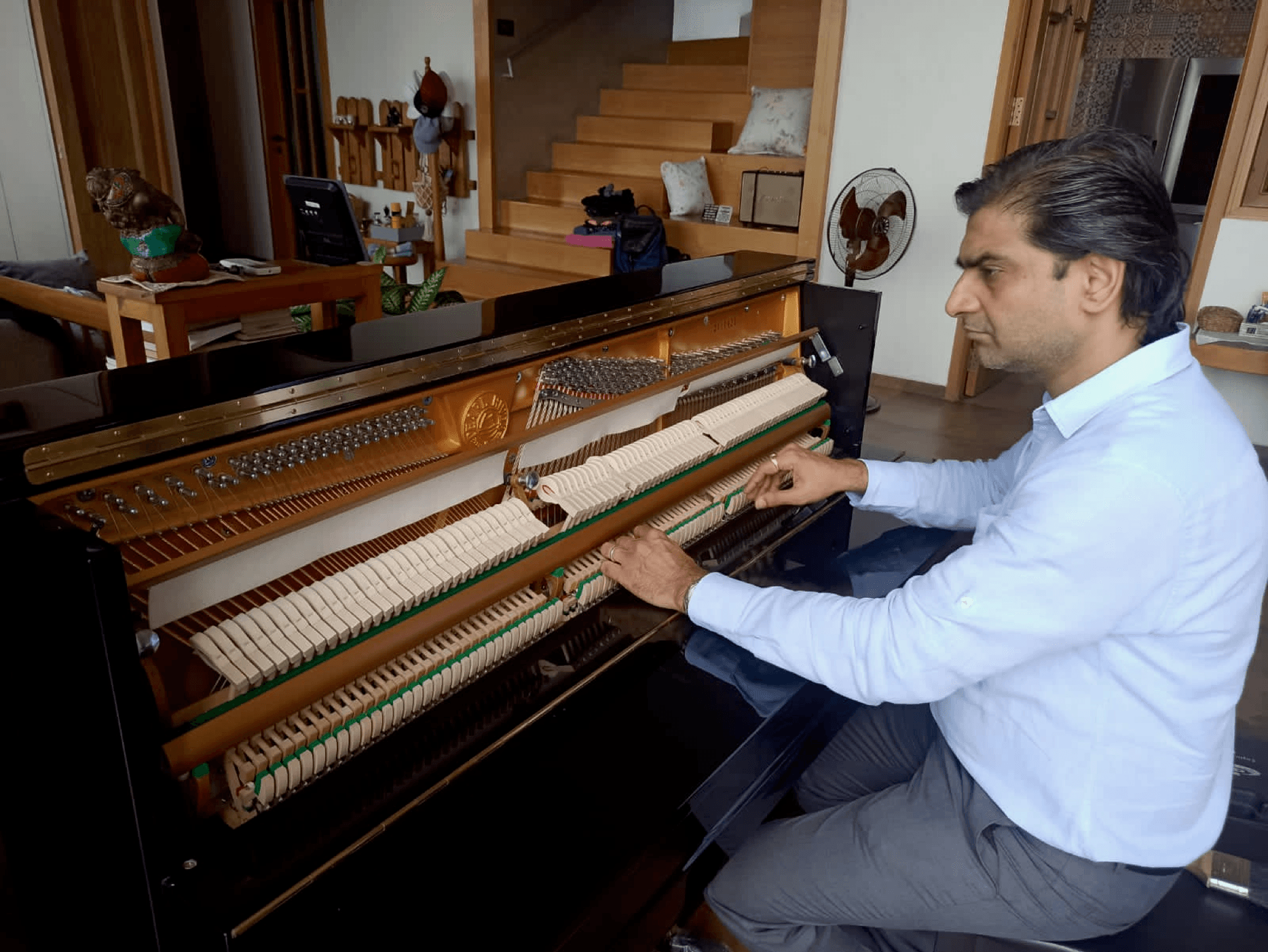 Acoustic Piano — Action & Key Mechanism Service