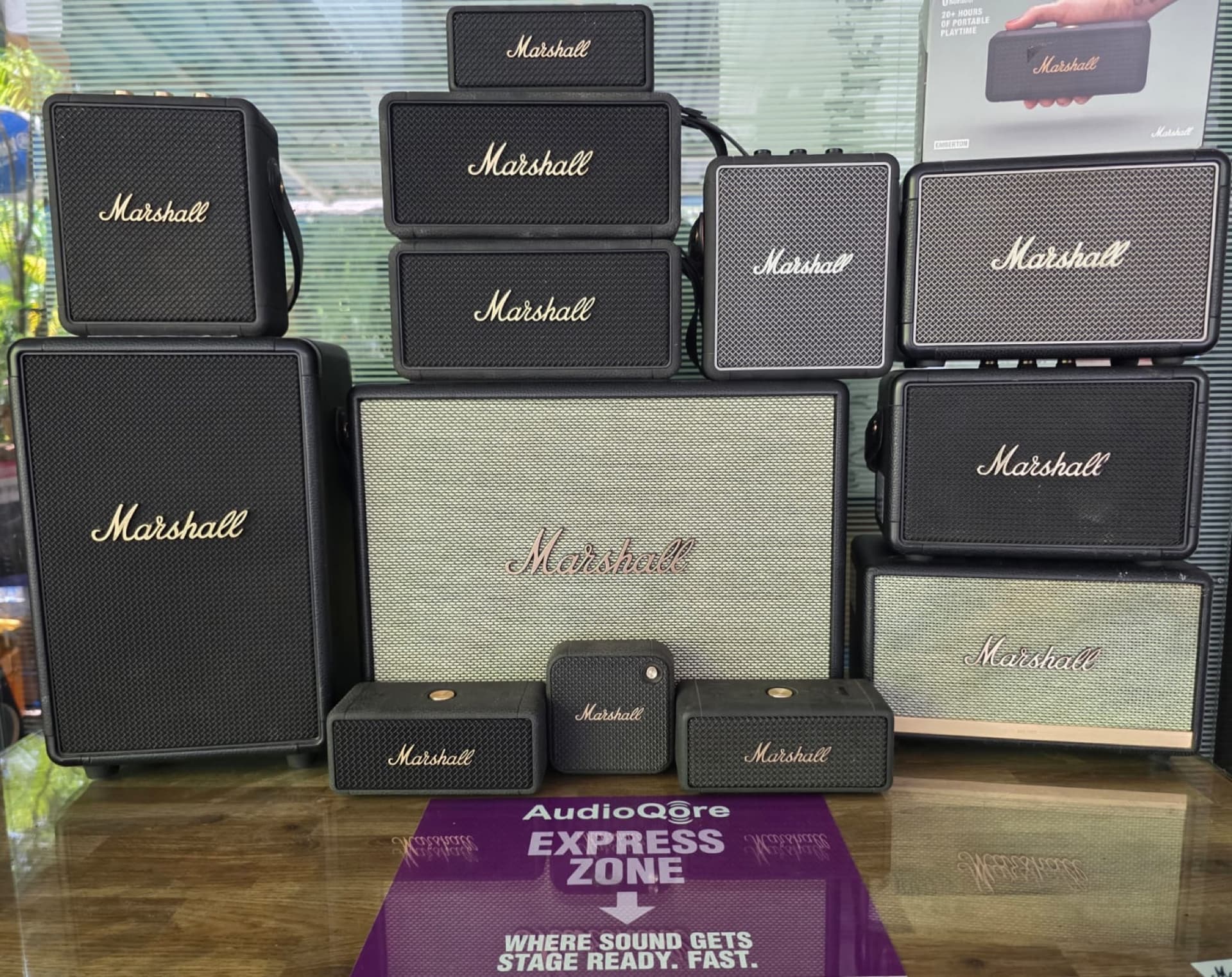 Marshall Speaker Lineup — AudioQore Express Zone