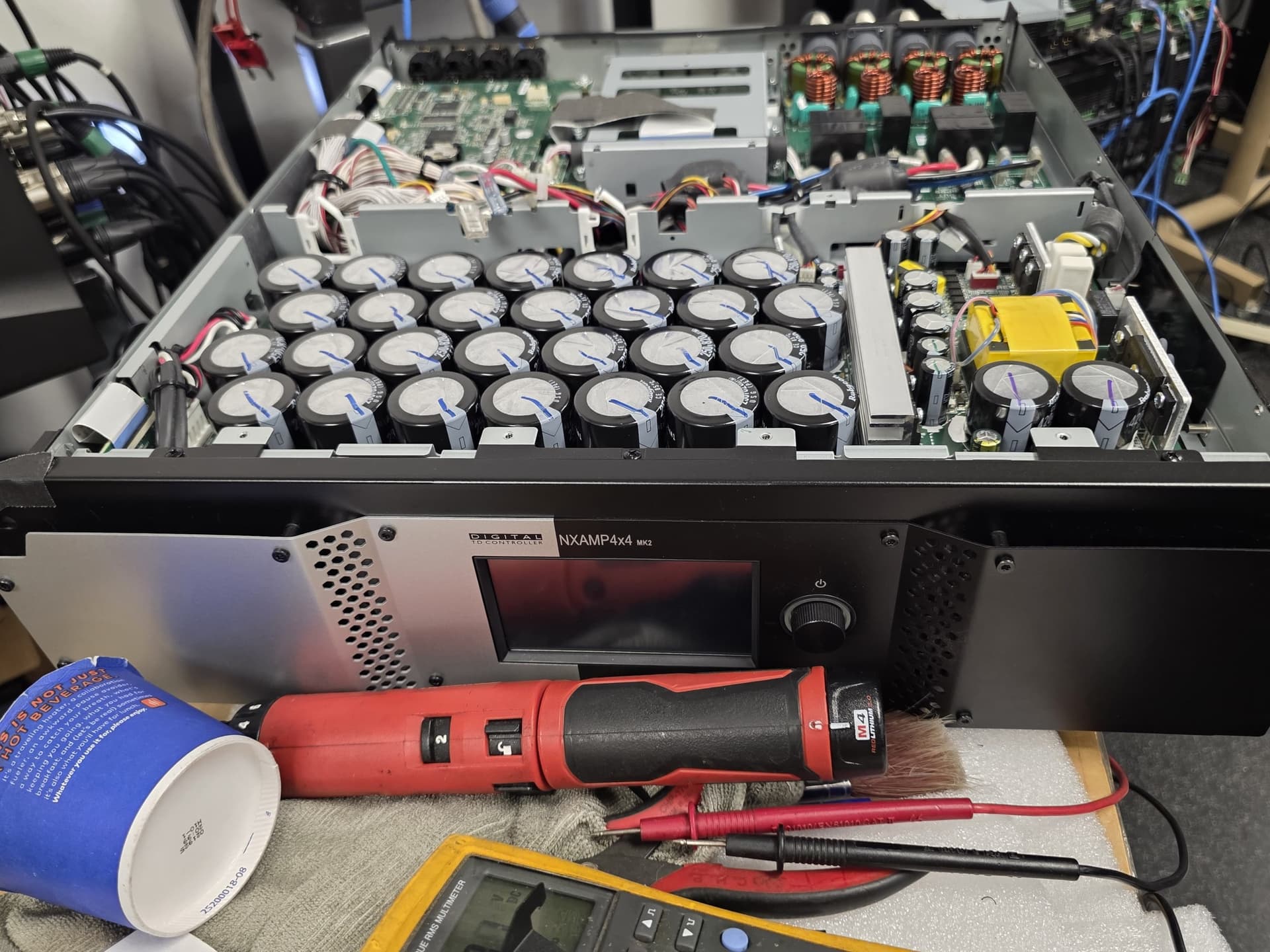 NEXO NXAMP4x4 — Capacitor Bank Service
